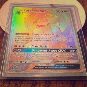 Pokémon Lycanroc GX - 156/145 - Hyper Rare